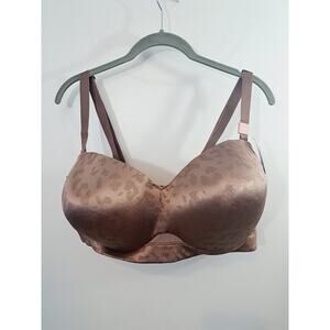 Cacique Brown Leopard Print Bra